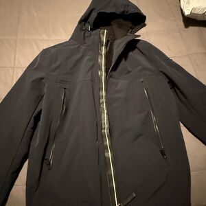 Calvin Klein Men's Dark Navy Hooded Jacket